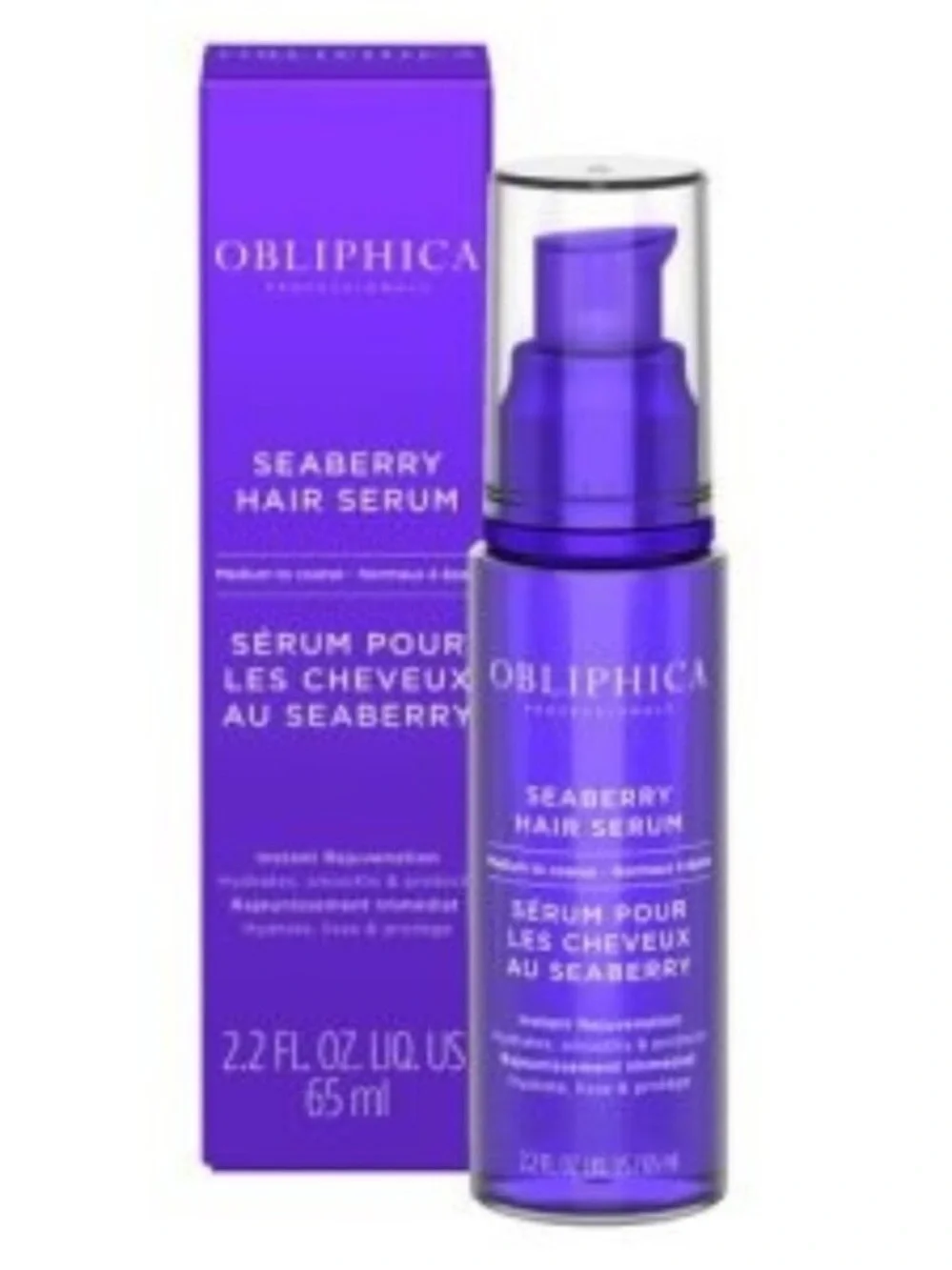 NEW Large Obliphica Professional Seaberry Leave-In Serum 2.2oz Full Size